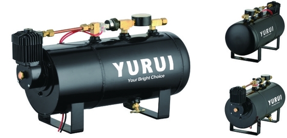 Yurui8006 2 في 1 ضاغط أفقي سعة 1 جالون خزان هواء محمول 140 رطل / بوصة مربعة