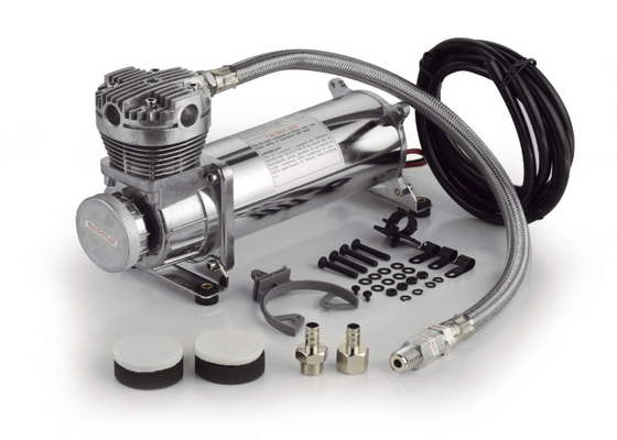 ضاغط تعليق الطيران الطويل القوة DC12v الفولاذ الكروم