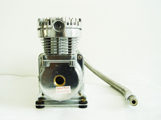 ضاغط تعليق الطيران الطويل القوة DC12v الفولاذ الكروم