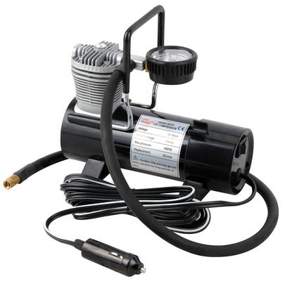 YuRui YF661B ضاغط هواء للسيارة الكهربائية المعدنية 150 PSI مع ولاعة السجائر CE