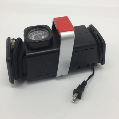 AC DC بطريقتين للحصول على ضاغط هواء الإطارات للسيارة مع مقياس ، ضاغط هواء تلقائي