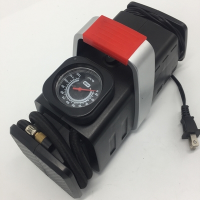 AC DC بطريقتين للحصول على ضاغط هواء الإطارات للسيارة مع مقياس ، ضاغط هواء تلقائي