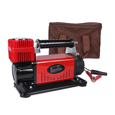 مكبس هواء للسيارات DC12V مع مقياس الضغط مضخم هواء إطارات السيارات مكبس هواء أسطوانة واحدة