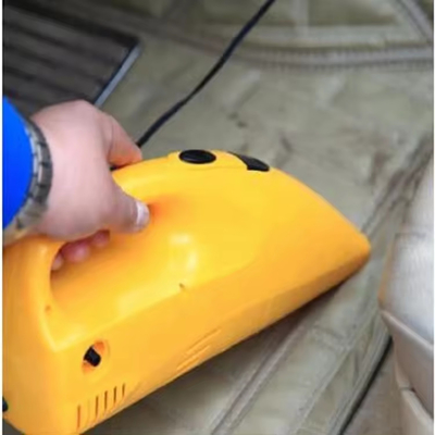 Dc12v ميني محمولة يدوية رطبة جافة غسيل السيارة المكنسة الكهربائية ومضخات الإطارات