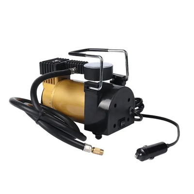 ضاغط الهواء المعدني المحمول DC12v واحد الاسطوانة مضخة ضخ إطارات السيارة ضخ سريع