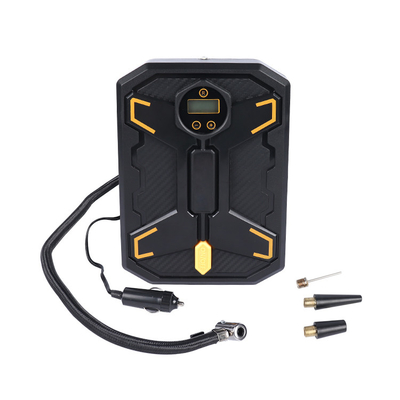 مصباح LED سيارة DC12V ضاغط الهواء المقياس الرقمي لإطارات السيارات تضخم