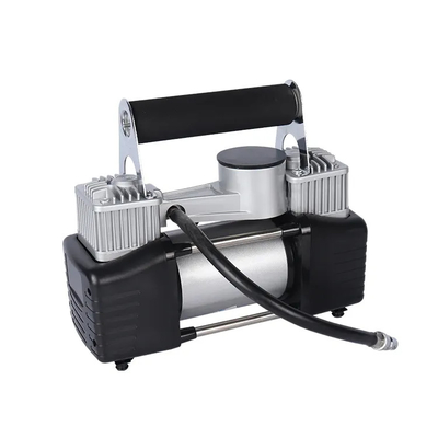 DC12V مزدوج الأسطوانة المعدنية مضغوط الهواء للسيارات لضخ مضخة الضخ للسيارات