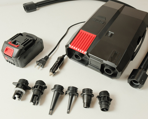 مضخة 12 فولت الكهربائية مع البطارية و AC110V-220V العمل لفترة طويلة 20psi مع شاشة
