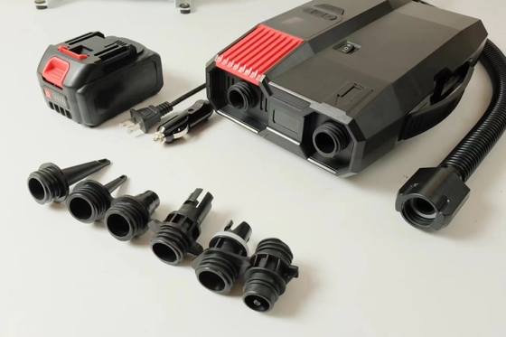 مضخة AC110V-220V مع بطارية الليثيوم القابلة لإعادة الشحن