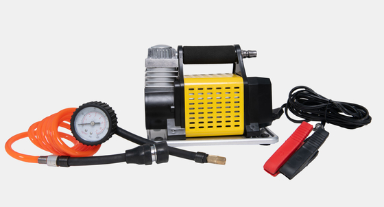 DC12V المعدنية المتنقلة للاطارات السيارات مع مقياس الضغط المعدني والخرطوم