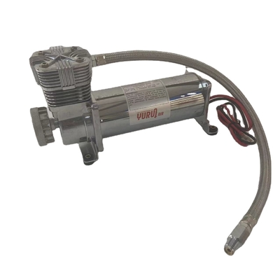 ضاغط تعليق الهواء للسيارات الكروم DC12V مع ضوضاء منخفضة