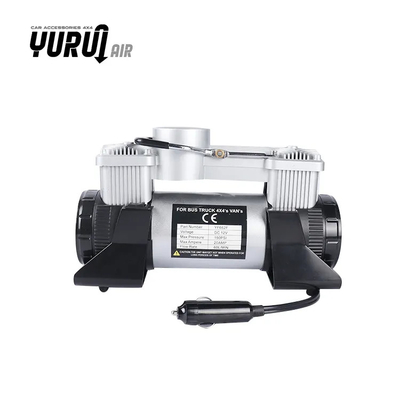 DC12V المضغوطة الهوائية المتنقلة للسيارات المعدنية مع مجموعة ضاغط الصندوق البلاستيكي