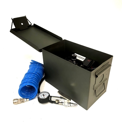 ضاغط هواء سيارات الطرق الوعرة واحد الأسطوانة الثقيلة DC12v لضغط إطارات السيارة