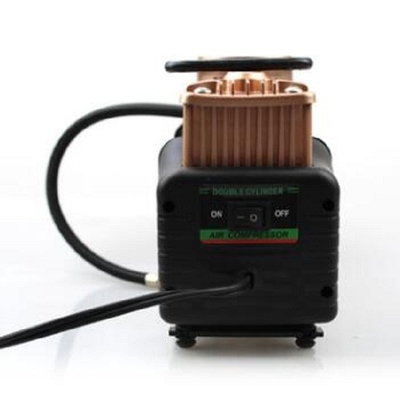 ضاغط هواء للسيارة ذهبي بجهد 12 فولت تيار مستمر ، 150psi ضاغط هواء أوتوماتيكي محمول