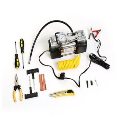 180w 150psi المحمولة 12v ضاغط الهواء المعدنية مضخة الهواء خدمة OEM مع حقيبة