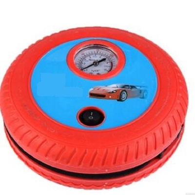 ضاغط الهواء البلاستيكي الأحمر Dc12v 250psi OEM مع قابس ولاعة السجائر