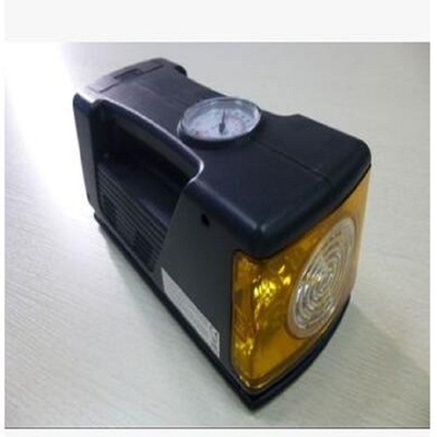 ثلاثة في واحد ضاغط هواء محمول للسيارة Dc12v 250psi لون أسود مع مصباح