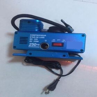 Ac110v - 230v Dc12v ضواغط هواء السيارة 250psi مع مادة بلاستيكية