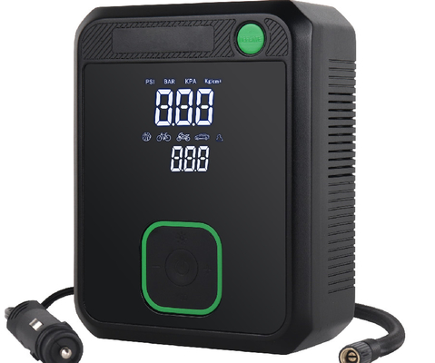 مضخة الهواء الكهربائية الرقمية للسيارة مع شاشة LCD مضخة الهواء DC 12V