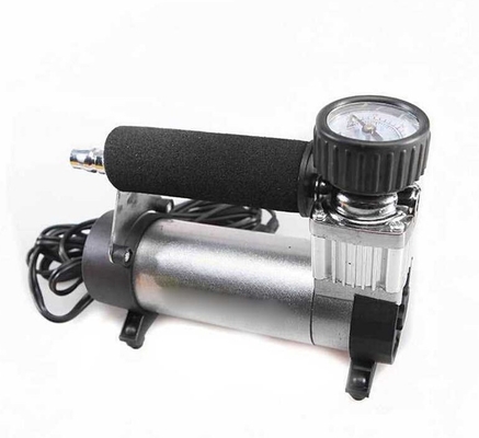 سعر جيد ضاغط هواء محمول فضي أسود شديد التحمل 12v 140 Psi مضخة هواء للسيارة الانترنت
