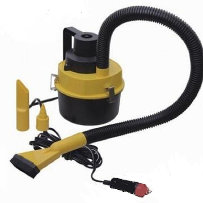 مكنسة كهربائية DC12V مكنسة كهربائية محمولة صفراء مكنسة كهربائية
