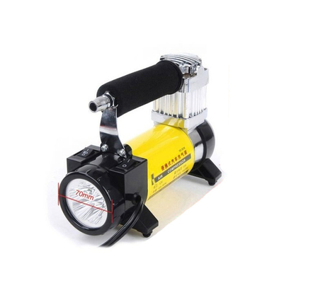 ضاغط هواء معدني بجهد 12 فولت ، 100 PSI ضاغط عالي الطاقة مع مصباح