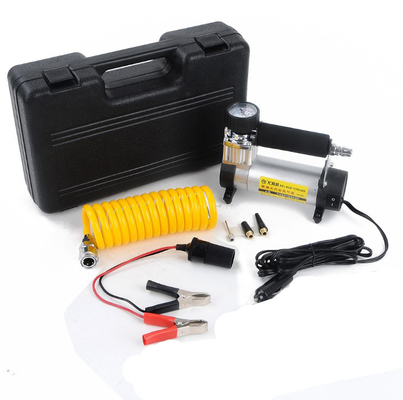 سعر جيد ضاغط هواء معدني يدوي عالي الضغط ضمان لمدة سنة مع ساعة 12v 140 Psi الانترنت