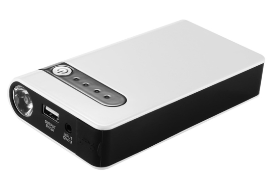 12 فولت محمول 11000mAh بطارية بداية مع مصباح يدوي LED