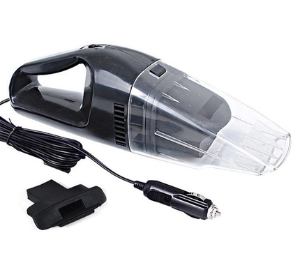 12V DC أسود مكنسة كهربائية محمولة للسيارة مع شهادة CE