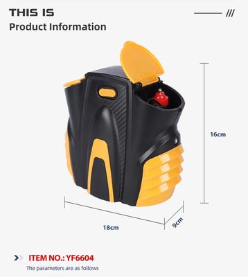 ضاغط هواء إطار سيارة محمول 12 فولت 150PSI مع ضوء LED