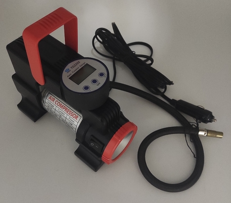 DC12V LED الضوء المحمول المعدني لضغط الهواء للسيارة مع مقياس رقمي