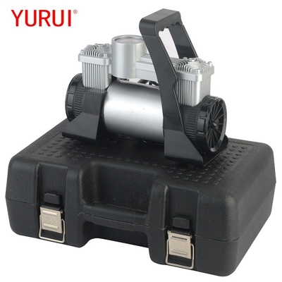 DC12v مفكّك هواء سيارة محمول مضخم إطارات مع صندوق بلاستيكي