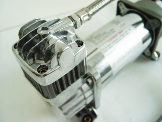 سعر جيد ضاغط تعليق وسادة هوائية من الكروم 150psi 2.18CFM ، ضاغط هواء للسيارة 12 فولت الانترنت