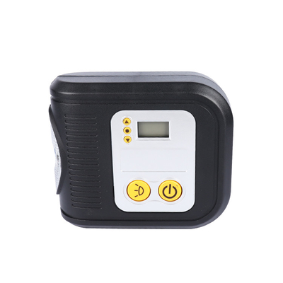 ضاغط هواء سيارة بلاستيكي محمول عرض رقمي Dc12v مضخة إطارات تضخم مع كيس القماش المصباح