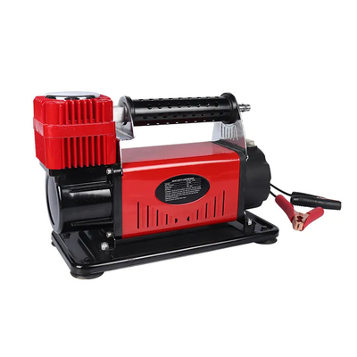 سعر جيد مكبس هواء للسيارات DC12V مع مقياس الضغط مضخم هواء إطارات السيارات مكبس هواء أسطوانة واحدة الانترنت