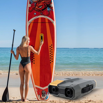 5000mAH بطارية سعة مضخة كهربائية للصندوق المضخة كاياك لوح الملاحة 20PSI 12V / 110-240V