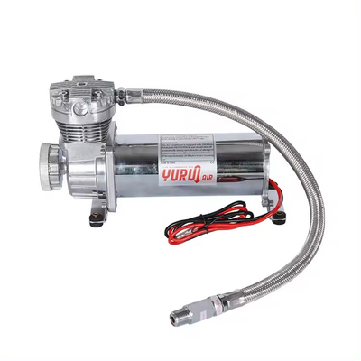 ضاغط الهواء للسيارات الثقيلة DC12v الفولاذ الكروم السريع للسيارات الأجنبية