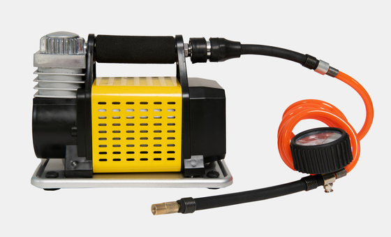 DC12V المعدنية المتنقلة للاطارات السيارات مع مقياس الضغط المعدني والخرطوم