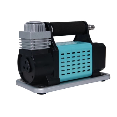 ضاغط هواء سيارة محمول معدني DC12V مع مقياس ضغط معدني
