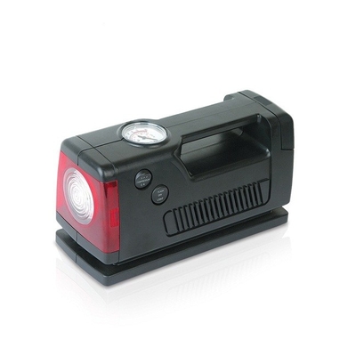 سعر جيد ثلاثة في واحد ضاغط هواء محمول للسيارة Dc12v 250psi لون أسود مع مصباح الانترنت