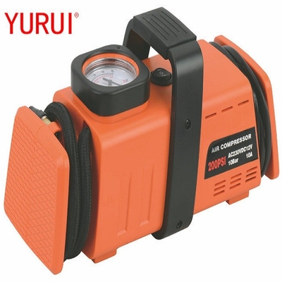 AC110-230v مضخم إطارات سيارات محمول DC12v مع مقبض