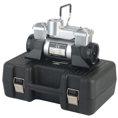 مضخم إطارات السيارات Dc 12v المعدنية الضغط مضغوط الهواء السيارات مع صندوق بلاستيكي