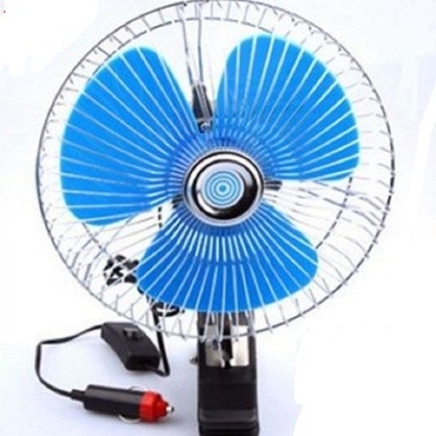 سعر جيد مروحة تبريد سيارة الحرس الخلفي البلاستيكية ، مروحة تبريد السيارات الصغيرة مع مفتاح Dc12v الانترنت