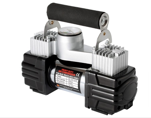 DC12V مزدوج الأسطوانة المعدنية مضغوط الهواء للسيارات لضخ مضخة الضخ للسيارات