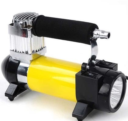 سعر جيد ضاغط هواء معدني بجهد 12 فولت ، 100 PSI ضاغط عالي الطاقة مع مصباح الانترنت