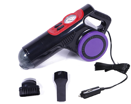 سعر جيد Dc12v 2 في 1 مضخم إطارات السيارات البلاستيكية ومكنسة كهربائية محمولة مع فرشاة الانترنت